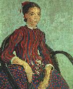Vincent Van Gogh La Mousme, Sitting oil